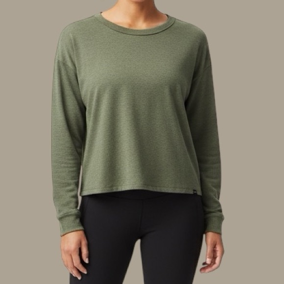 Prana Tops - Prana Olive Long‎ Sleeve Women's Top Sz XL